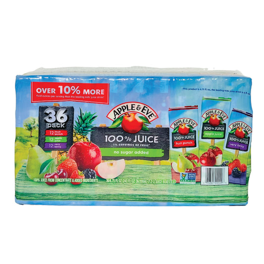 Apple & Eve- Variety Juice Pack (6.75 Fl oz) (36 Cartons per Case)