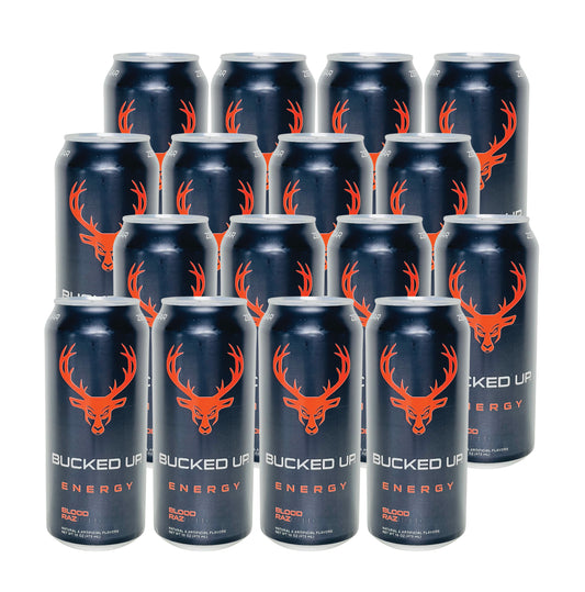 Bucked Up Energy- Blood Raz (16 Fl oz) (16 Cans)