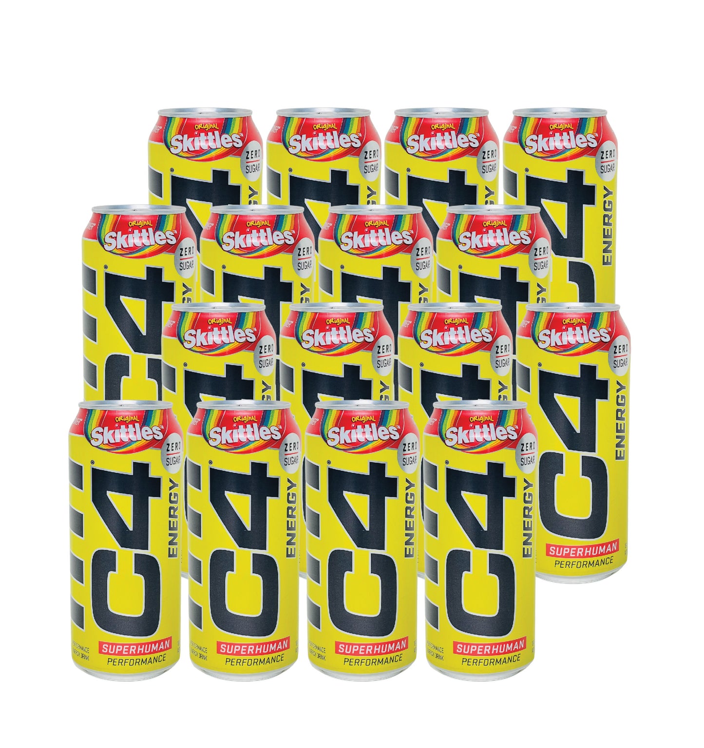 C4 Performance Energy- Skittles (16 Fl oz) (16 Cans)