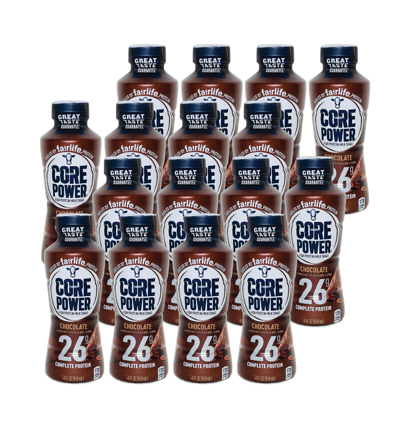 Fairlife Core Power- Chocolate (14 Fl oz) (16 Bottles)