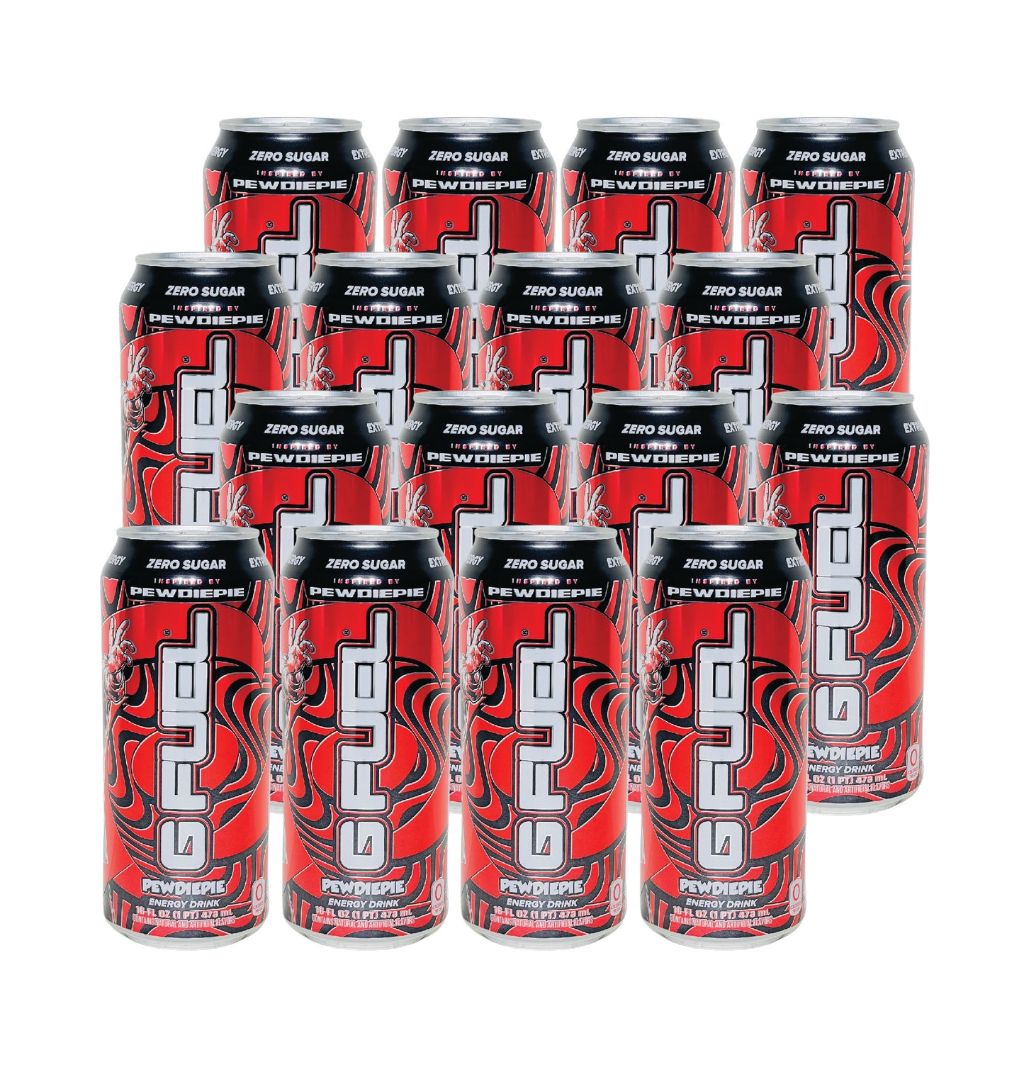 G Fuel Energy- PewDiePie (16 Fl oz) (16 Cans)