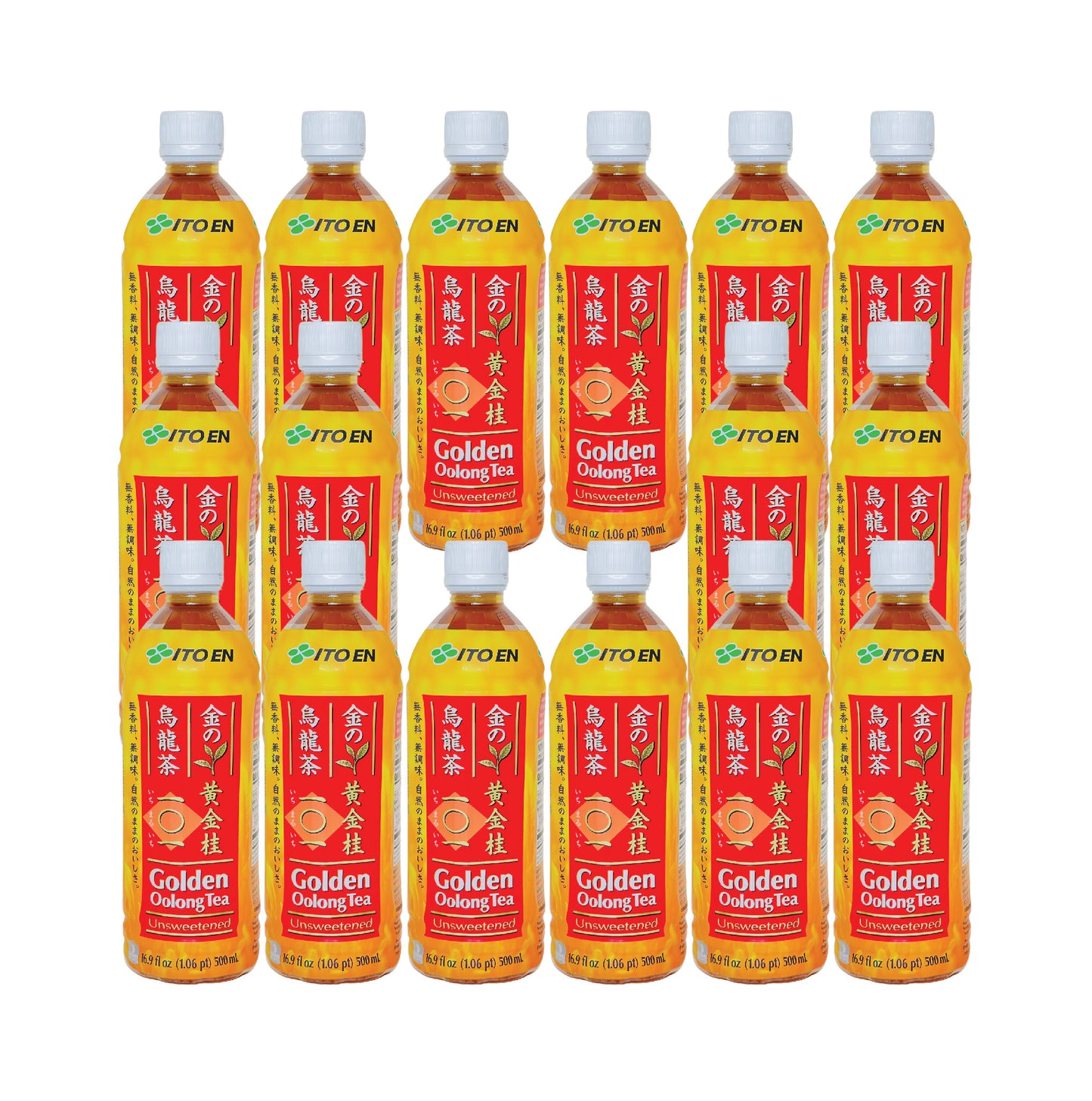 Ito En Tea- Unsweetened Golden Oolong Tea (16.9 Fl oz) (16 Bottles)