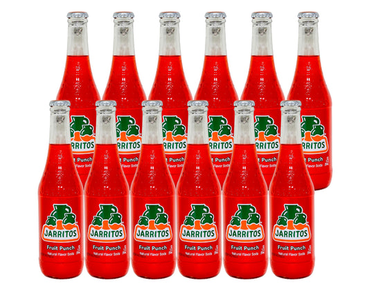 Jarritos- Fruit Punch (12.5 Fl oz) (12 Glass Bottles)