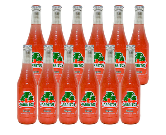 Jarritos- Guava (12.5 Fl oz) (12 Glass Bottles)