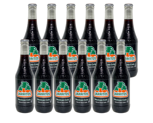 Jarritos- Mexican Cola (12.5 Fl oz) (12 Glass Bottles)