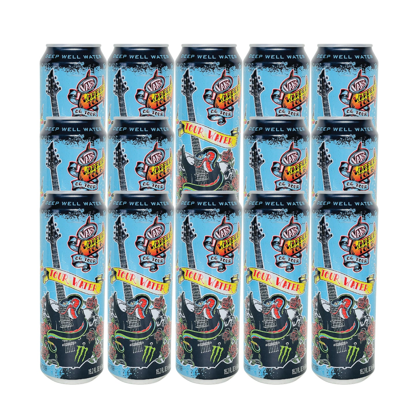 Monster Tour Water- Still Water 19.2 Fl oz (568mL) (14 Cans)