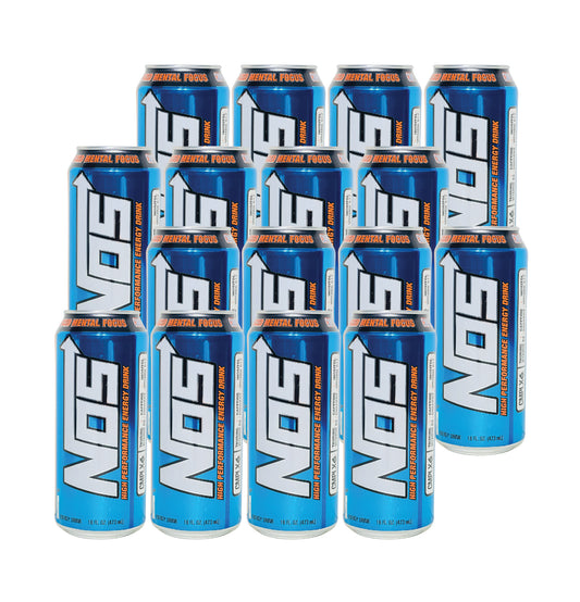 NOS Energy Drink- Original (16 Fl oz) (16 Cans)